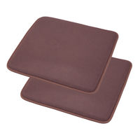 ファミリー・ライフ 立ち座りサポート ダイニングチェア ハニカムメッシュクッション付き ダークブラウン 0430320 1セット(2脚入)（直送品）