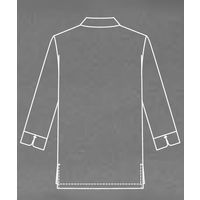 サーヴォ 襟付きショップコート S グレー AD0602-B3 1着（直送品）