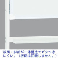 【アウトレット】プラス WBシリーズ 片面ホーローホワイトボード 幅1267mm イレーザー付 1台（2梱包）