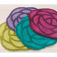 センコー SDS ローズ フリーマット 約58×60cm ピーコックブルー SDS090519 1枚（直送品）