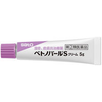 ベトノバールSクリーム 5g 佐藤製薬   塗り薬 ステロイド配合 湿疹 皮膚炎 かぶれ じんましん 虫さされ【指定第2類医薬品】