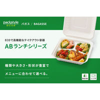 パックスタイル 弁当容器 新ABランチ200-220 649703 1袋(50個)（直送品）