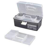 JEJアステージ オールインボックスダブルトレー スモーク 1個