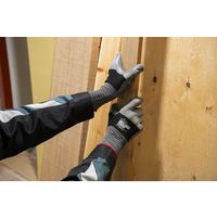 【ニトリル背抜き手袋】 ショーワグローブ No.374 マイクログリップ ニトブラック Lサイズ No.374-L 1双