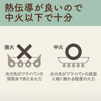 和平フレイズ ララッテ・ナチュリー IH対応フライパン26cm RB-3093 1個