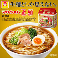東洋水産　マルちゃん正麺 醤油味 袋麺　1セット（60食：5食入×12パック）インスタントラーメン　袋ラーメン