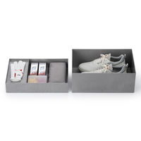 吉川国工業所 タイディアップボックス S2412（インナー浅型） グレー TD-01_Gy 1個