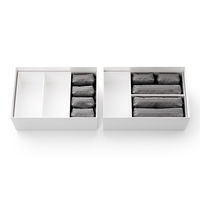 吉川国工業所 タイディアップボックス スターターキット（深型5点） ホワイト TDS-02_W 1セット