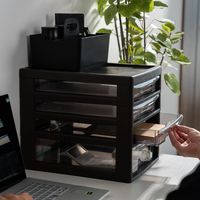 JEJアステージ アプロスB4深3段 ダークブラウン 1個