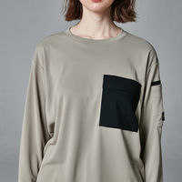 TS DESIGN ニッカーズドライロングスリーブTシャツ チャコールグレー S 55351-25-S 1着（直送品）