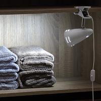 LEDクリップライト 昼光色 ホワイト 70lm YAZAWA CLELP01WH 1個