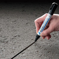 シンワ測定 工事用 超耐久ペイントマーカー太字 黒 79307 1本