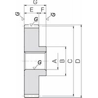 小原歯車工業 平歯車|歯研平歯車 MSGA・MSGB MSGA2.5ー55 1個（直送品）