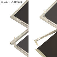 アートプリントジャパン NEWライトフレーム（スタンド付） A2 シルバー 1枚