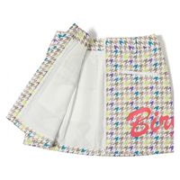 クアトロ 千鳥柄ジップスカート　MULTI　L N5086 1点（直送品）