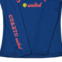 クアトロ ロゴスマイル裏起毛あったかインナー　BLU　M K6017 1点（直送品）