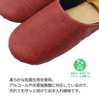 ラッキー産業 抗菌合皮レザーバブーシュL グリーン BACO23901GN 1足