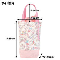 コッカ シューズケース ユニコーン（ピンク） CS-1285 1A 1個