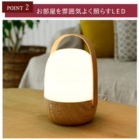 山善(YAMAZEN) ヒーリングセント アロマディフューザー 超音波式 自動オフ LED タイマー付 LDX-123(M) 1台（直送品）