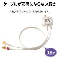 DXアンテナ 分波器 EC-1M3WH(H) 1個（直送品）