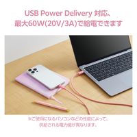 タイプCケーブル (USB-C to C) PD対応 60W 2m トキメキ MPA-CCF20PNF エレコム 1本（直送品）