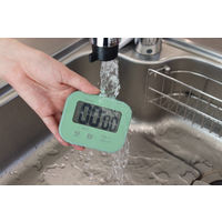 ドリテック　防水タイマー　グリーン　T-626GN　キッチンタイマー　デジタル　1個