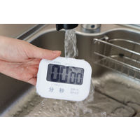 ドリテック　防水タイマー　ホワイト　T-626WT　キッチンタイマー　デジタル　1個