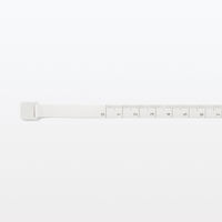 無印良品 ABSグラスファイバーメジャー 白 幅8mm×長さ1.5m 良品計画
