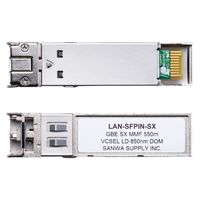 サンワサプライ 産業用SFPコンバータ LAN-SFPIN-SX 1個（直送品）