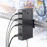 サンワサプライ 産業用USB 5Gbpsハブ(4ポート) USB-3HFA04 1個（直送品）