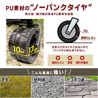 ベスト・アンサー 折りたたみ式キャリーカート ベージュ aut-055-be 1台（直送品）