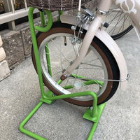 法山本店 自立台付 サイクルスタンド グリーン HCS-1 1台（直送品）