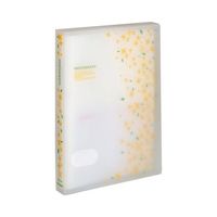 ハクバ写真産業 ビュートプラス Lサイズ 80枚収納 小花イエロー ABP-L80KYL 1個 62-9752-26（直送品）