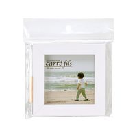 ハクバ写真産業 フォトフレーム カレ フィス89 1面 ホワイト FSQCF-89WT 1パック 62-9765-66（直送品）