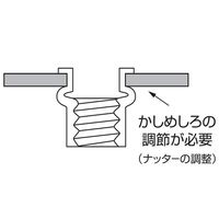 ロブテックス ローレットナット スチール エコパック NSD8RMP 1セット(150本:15本×10PC)（直送品）