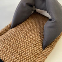 川島織物セルコン TAUKO スリッパ GS6086 M：23.0～24.5cm グレー GS6086_06GR 1足（直送品）