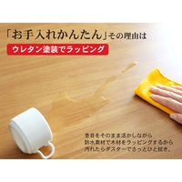 【軒先渡し】貞苅椅子製作所　高齢者施設向け木製テーブル90cm正方形（2人掛け）車いす対応継脚付き　TS1-K9090-BR A脚　1台（直送品）