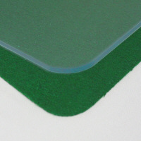 プラス　デスクマット　クリアータイプ　ミニ（600×450mm）　厚さ1.8mm　下敷き付　透明　40992