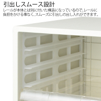 プラス レターケース A4タテ 浅型3段深型2段 仕切り板付き ホワイト 白 引き出し 16118