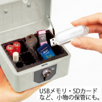 プラス　スチール印箱　豆　SB-006　37165