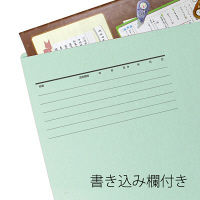 プラス　フォルダー（個別フォルダー）　A5　ブルー　ＦＬー066ＩＦ　1箱（100枚：10枚入×10袋）　（直送品）