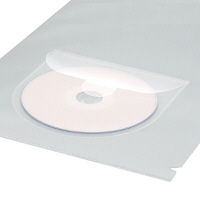 プラス ディスクポケット付ホルダー 88242 1セット(1袋(10枚)×40)（直送品）