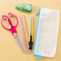 アスクル　テープのり使いきり　10m　グリーン　緑　20個入  オリジナル