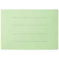 アスクル フラットファイル A5ヨコ グリーン エコノミータイプ 30冊  オリジナル