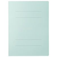 アスクル　フラットファイル　B5タテ　エコノミータイプ　30冊　ブルー　水色  オリジナル