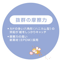 プラス メクリッコ ハニカム L グリーン・ブルー 緑・青 指サック 1パック（2個入） 44725