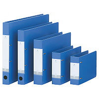 リヒトラブ　D型リングファイル　A3ヨコ　背幅34mm　青　G2228