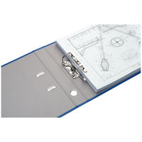 レバー式アーチファイル　A3ヨコ　背幅53mm　10冊　キングジム　3503Eクレ　グレー