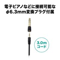 オーディオテクニカ　ダイナミック型ヘッドホン　ブラック　ATH-AVC200　1個