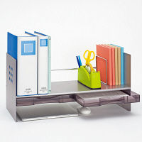 プラス　ブックスタンドケース付　シルバー　BS-650HC　（直送品）